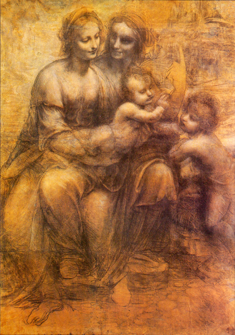 the virgin and child with saint anne and john the baptist